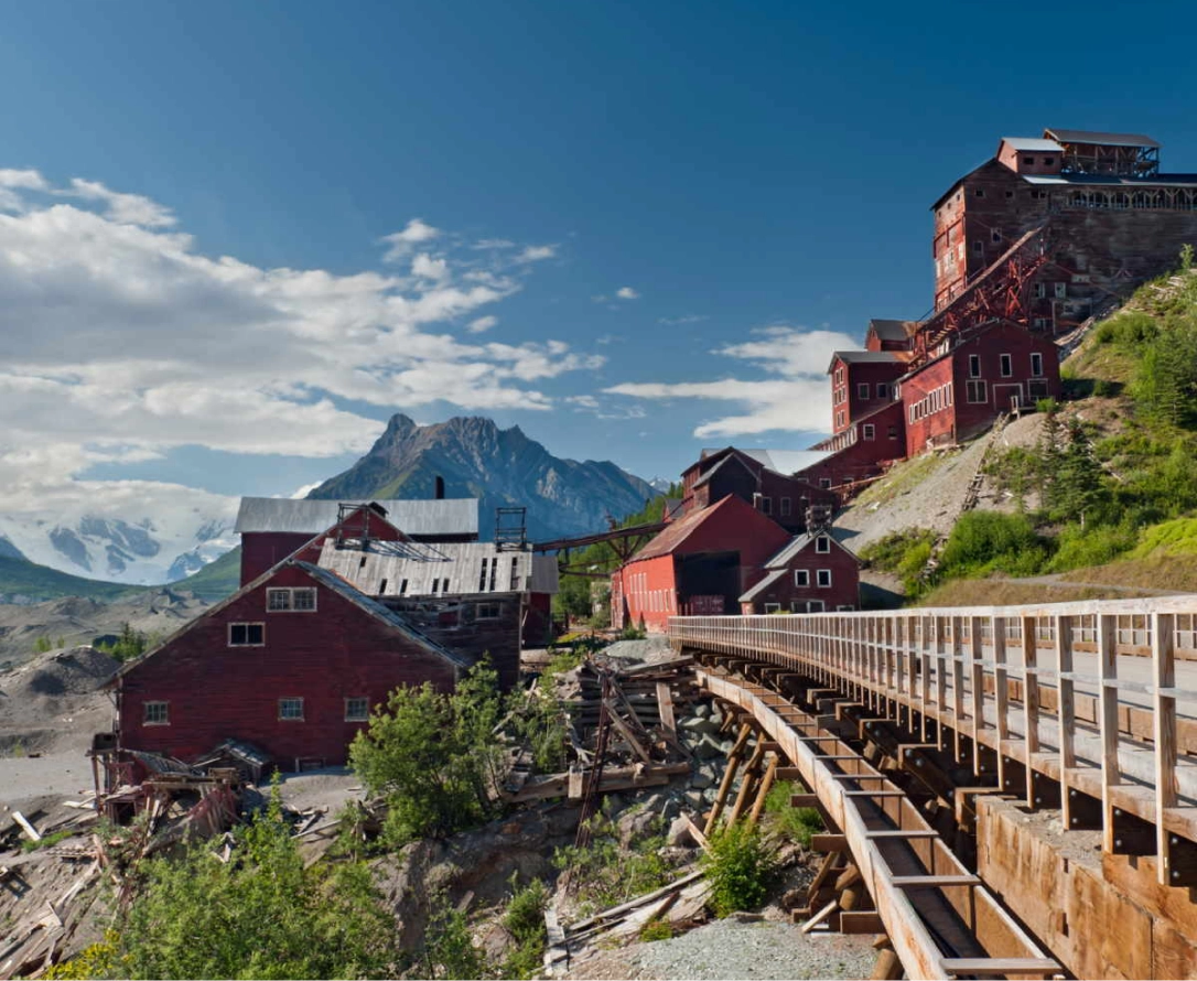 Kennecott Mine and the railroad