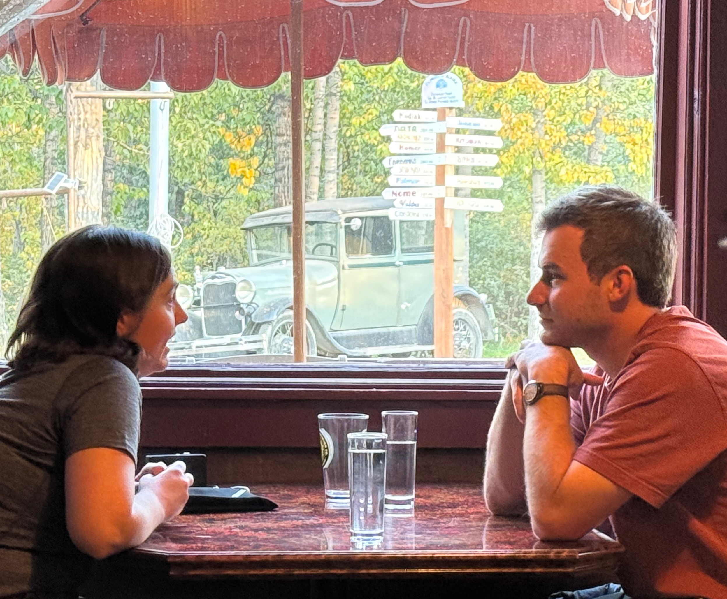 Couple at S&B inside